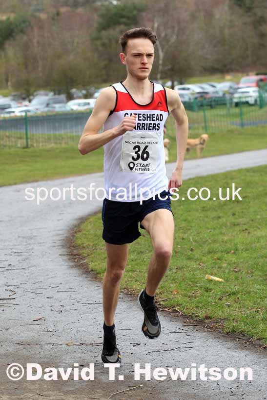 Senior Men and Veterans (Over 40s), 2023 NECAA Royal Signals Relays, Hetton le Hole, County Durham. Photo: David T. Hewitson/Sports for All Pics